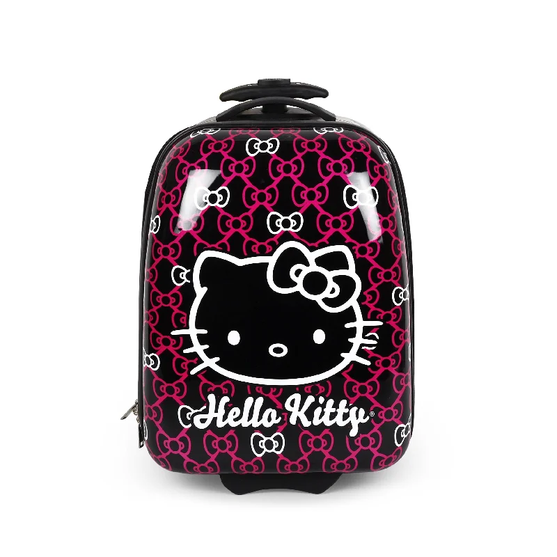 student suitcase for campus moves -Hello Kitty Suitcase - Black