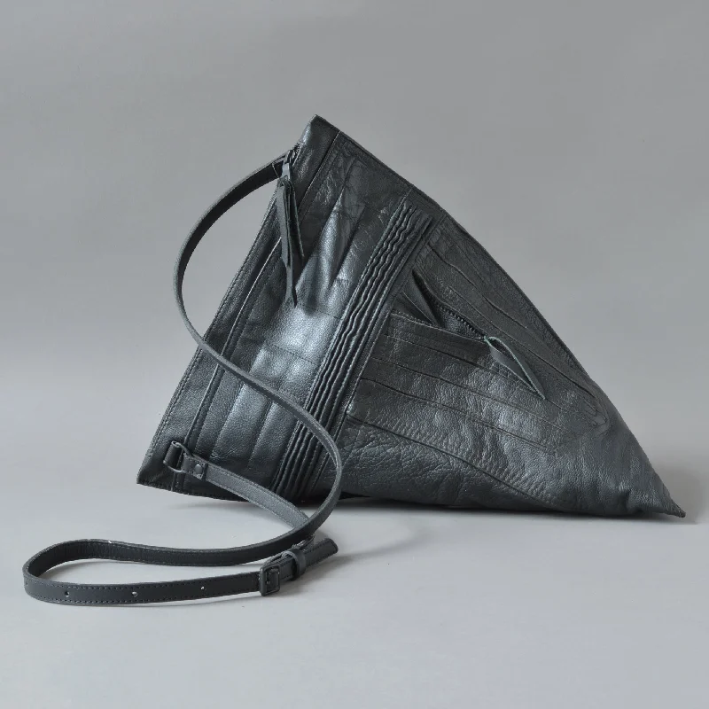 Elegant satin crossbody bag-Akito Shoulder #011