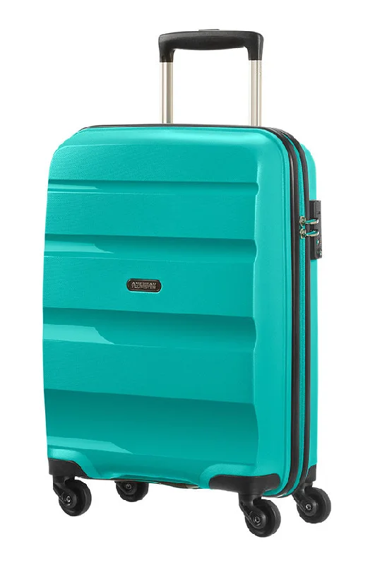 solo suitcase for lone journeys -American Tourister Bon Air Spinner Cabin Suitcase