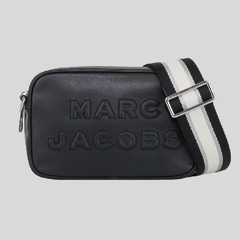 Pink floral crossbody bag-MARC JACOBS Flash Leather Crossbody Bag Black/Silver RS-M0014465