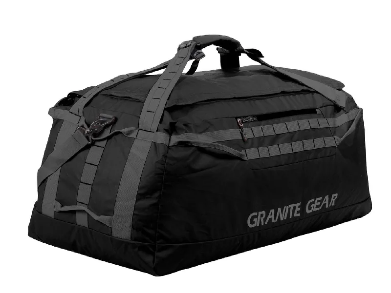 luxe duffel bags for posh trips -Granite Gear 36" Packable Duffel - Black/Flint