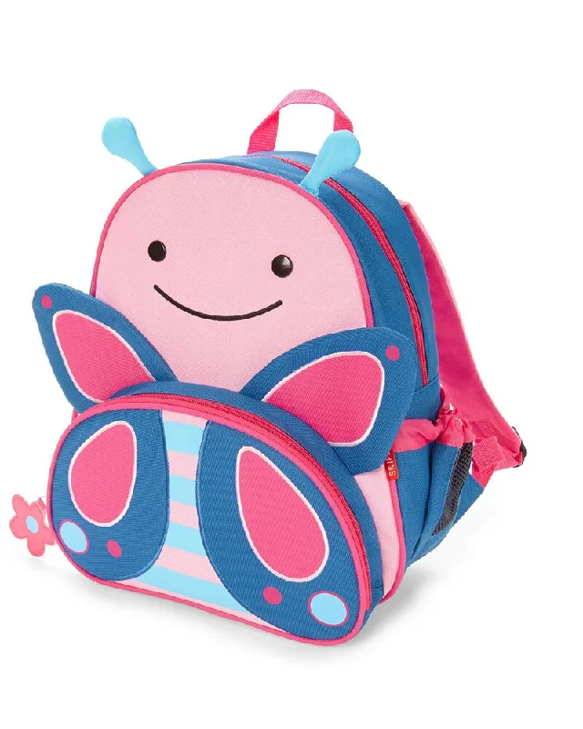 packable backpack for easy journeys -Skip Hop - Zoo Little Kid Backpack - Butterfly