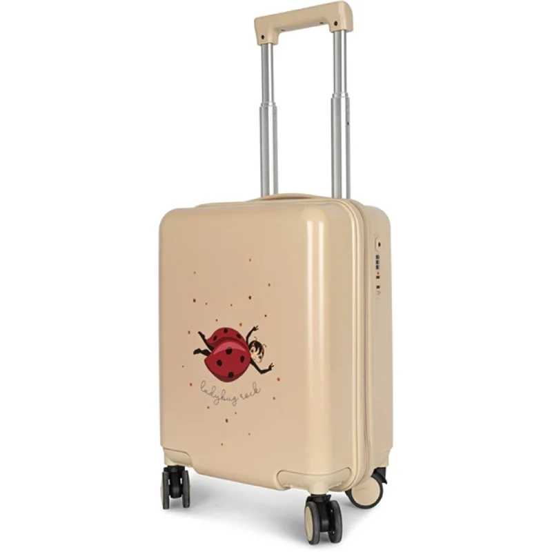 bold suitcase for vibrant trips -Konges Sløjd Travel Suitcase Ladybug