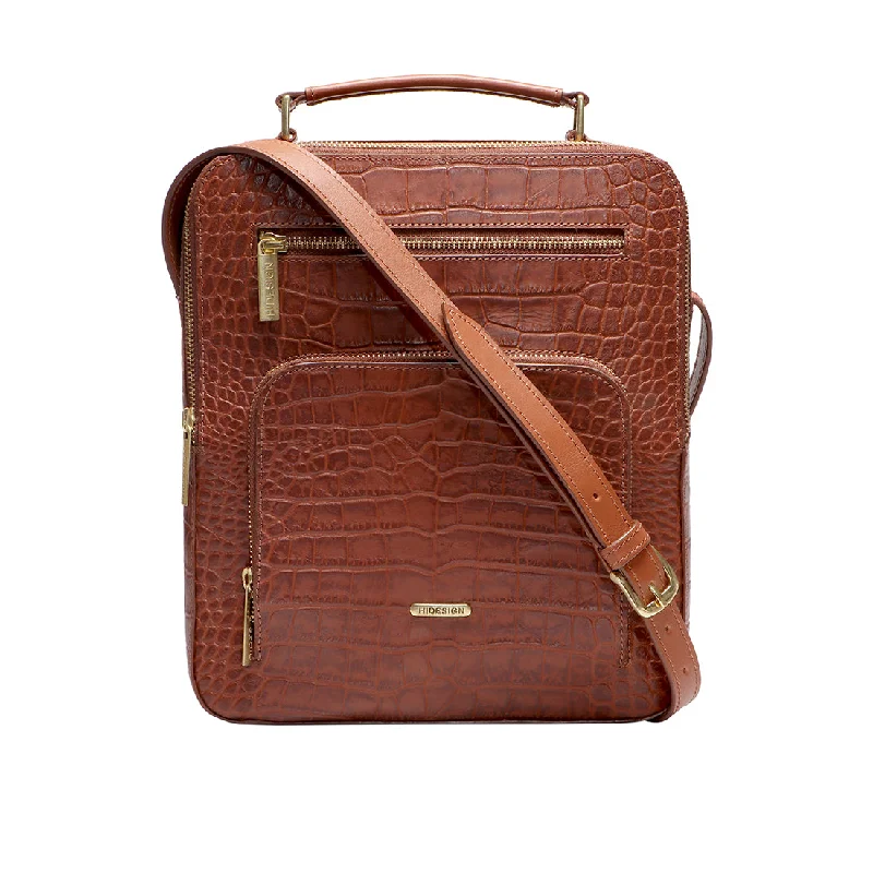 Durable tan crossbody bag-DRAPER 02 CROSSBODY