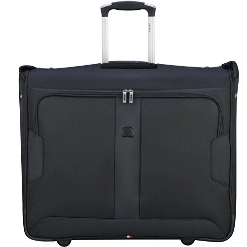 slim suitcase for chic travel -Delsey Luggage Sky Max 2 Wheeled Garment Bag, Black