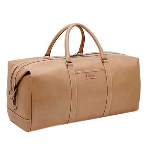 military duffel bags for tough conditions -Hartmann 470-1860 Belting Leather 22 Inch Travel Duffel, Natural