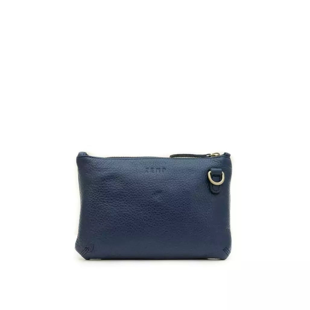 Premium grey crossbody bag-Zemp Amsterdam Sling Cross Body Bag (S) | Navy Blue