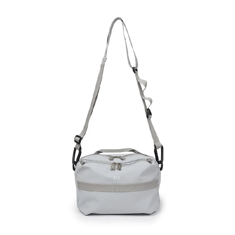 Oversized black crossbody bag-CIE CIE GRID-3 MINI SHOULDER - GRAY  (150g)