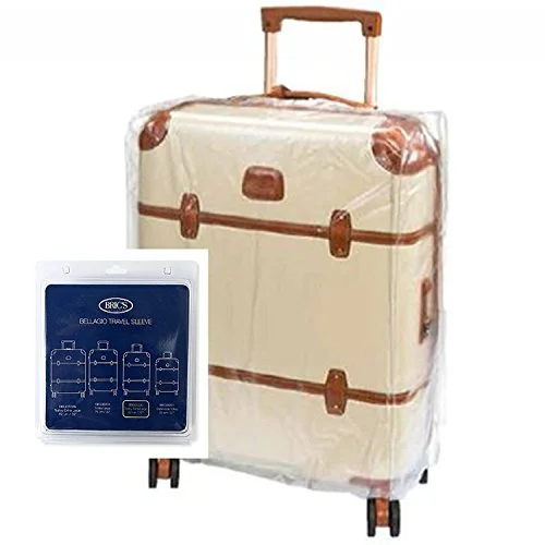 custom-fit suitcase for unique needs -Bric'S Luggage Bellagio Spinner Transparent Cover (30" Cover, Clear)