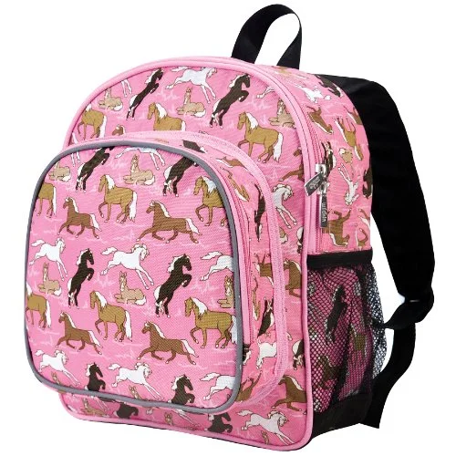 budget backpack for cheap travel -Wildkin Horses In Pink 12 Inch Backpack