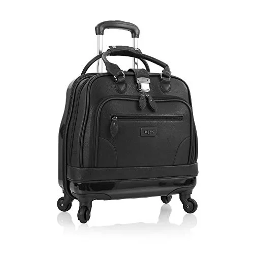 loud suitcase for bold journeys -Heys America Nottingham Executive Business Case Rolling Luggage, Black