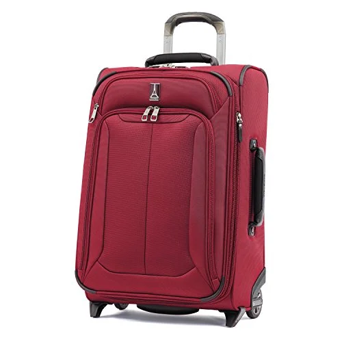 solid suitcase for tough use -Travelpro Skypro Lite 22" Expandable Rollaboard Suitcase (Merlot)