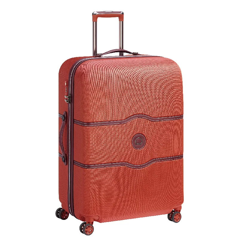 couture suitcase for chic travel -Delsey Suitcase, Terracotta