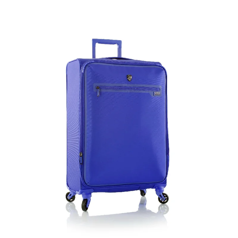 lock suitcase for secure trips -Heys America Xero Ultra Lightweight 26-Inch Spinner Luggage, Blue