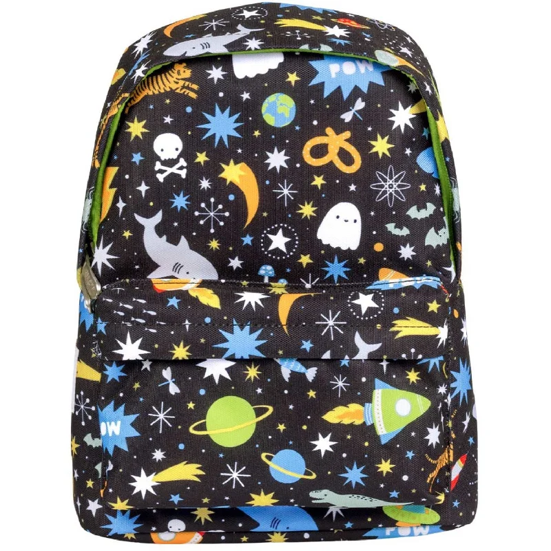 olive backpack for nature lovers -A Little Lovely Company Galaxy Small Backpack