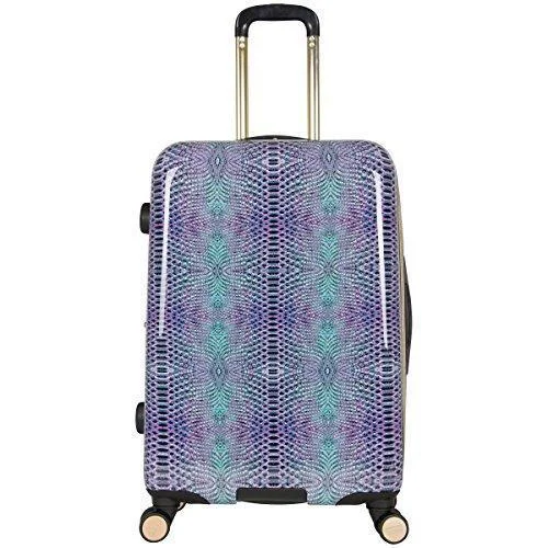 stretch suitcase for big loads -Aimee Kestenberg Women'S Ivy 24" Abs With Pc 8-Wheel Upright, Marine Python