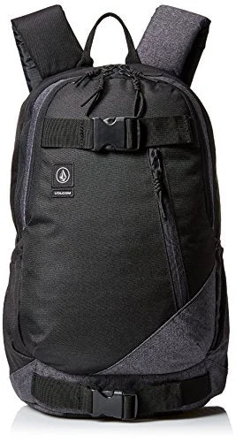 top backpack for gym use -Volcom Unisex Substrate Backpack, Ink Black, One Size