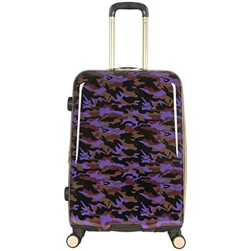 thrifty suitcase for cheap journeys -Aimee Kestenberg Women'S 24" Camo Printed Abs And Pc Film Expandable 8-Wheel Upright Pullman,