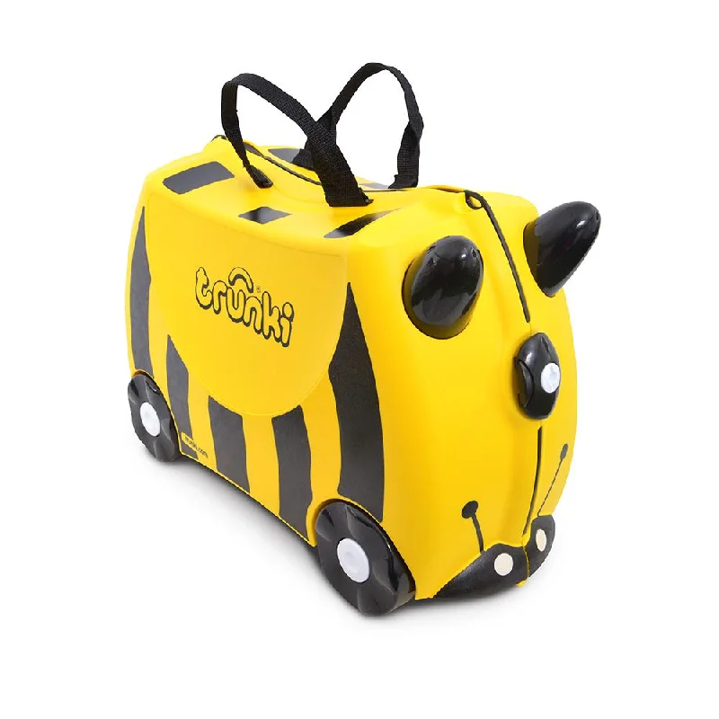 easy-lift suitcase for elderly use -Trunkie - Bernard Bee Ride on Luggage