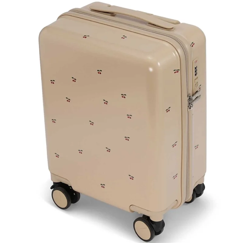 grand suitcase for luxe vacations -Konges Sløjd Travel Suitcase Cherry