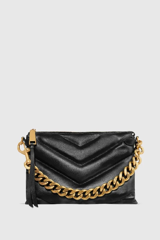 Travel black crossbody bag-Edie Maxi Crossbody