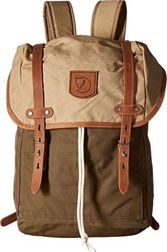 small backpack for daily travel -Fjallraven Unisex Rucksack No.21 Medium Backpack, Khaki, Sand, Os