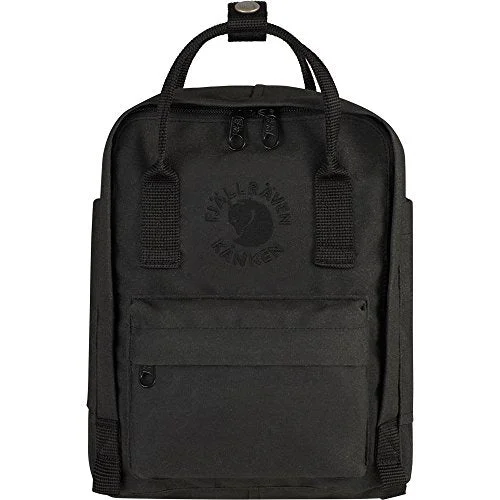 top backpack for sports travel -Fjallraven Kid'S Re-Kanken Mini Backpack, Black, Os