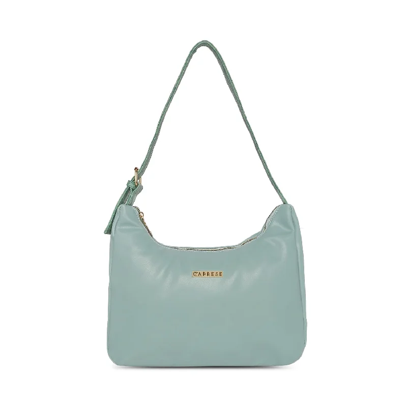 Lightweight tan crossbody bag-Caprese Rosalia Satchel Medium Pastel Green