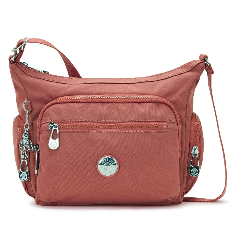 Sparkly silver crossbody bag-Kipling Gabbie Small  Crossbody Bag Grand Rose