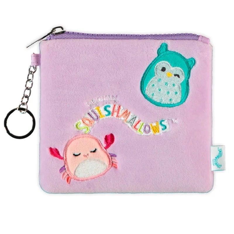 Soft blue purses & wallets-Squishmallows Wallet Purple