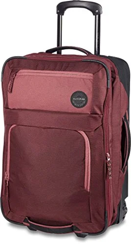 safe suitcase for locked trips -Dakine Status Roller Luggage Bag, Burnt Rose, 45 L+