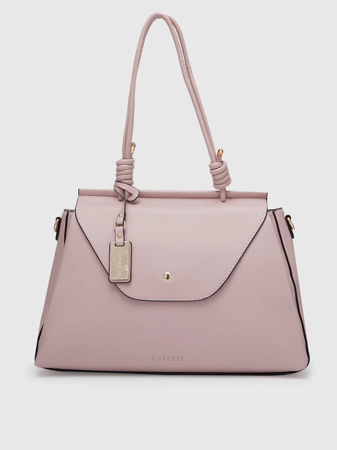 Soft blue crossbody bag-Caprese Evalina Satchel Large Dull Pink