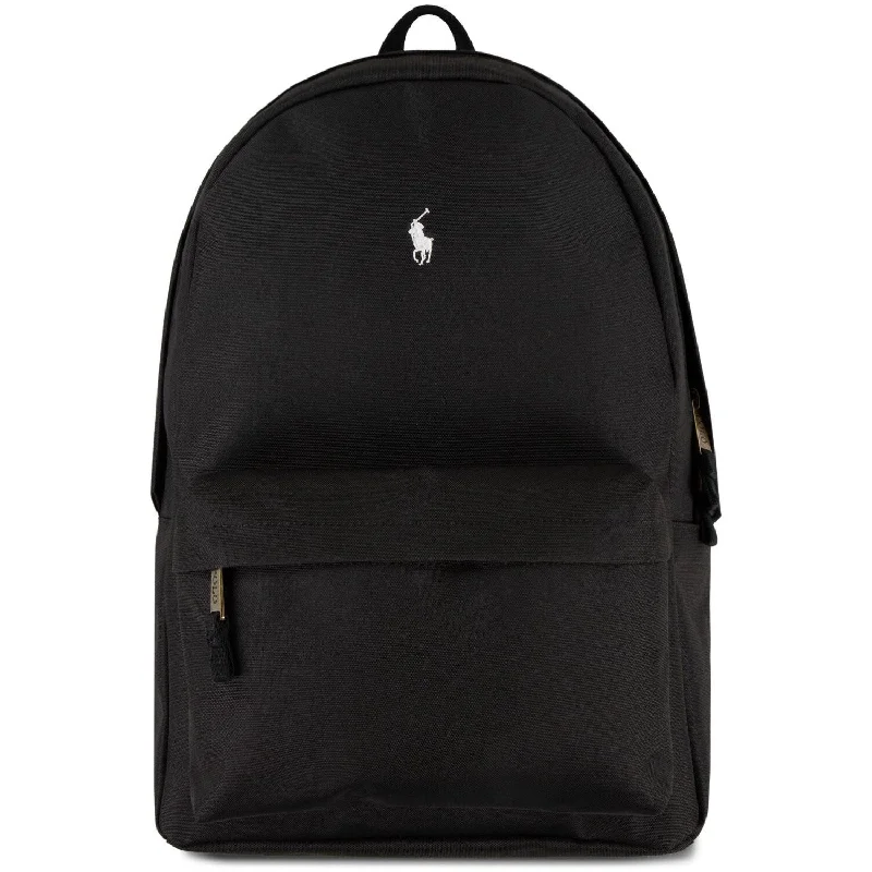 strong backpack for rugged use -Polo Ralph Lauren Polo Black Polo Kids Color Backpack