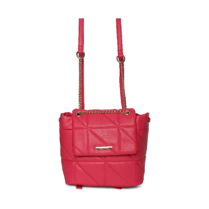 Everyday blue crossbody bag-Caprese Veleriya Sling Small Bright Pink