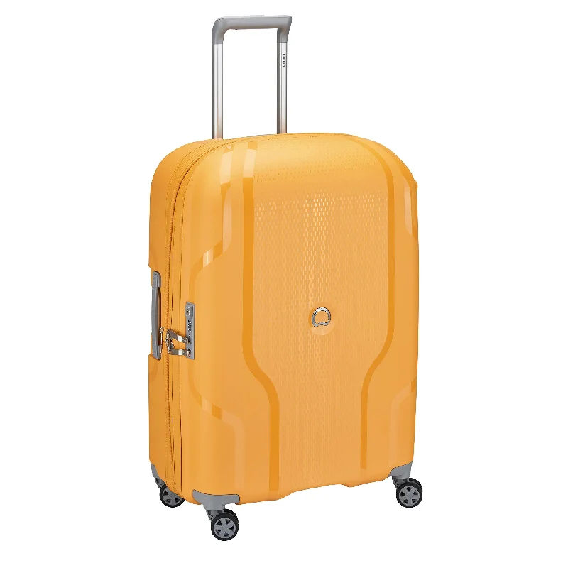 sage suitcase for green travelers -Delsey Suitcase, Yellow (Amarillo)