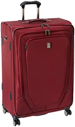 budget suitcase for group travel -Travelpro Crew 10 29 Inch Expandable Spinner Suiter, Merlot, One Size