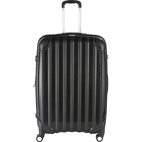 adventure suitcase for tough journeys -Andare Miami Hardside Spinner Upright, Black