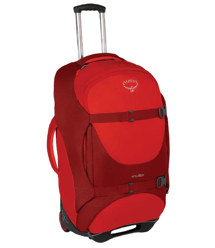 saver suitcase for low-cost travel -Osprey Shuttle 30"/100L Wheeled Luggage, Diablo Red