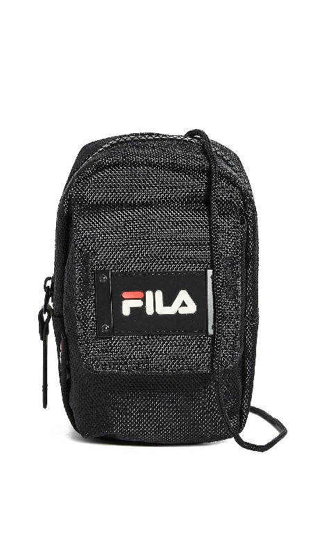 premium duffel bags for elite journeys -Fila Men's Merk Micro Bag, Black, One Size