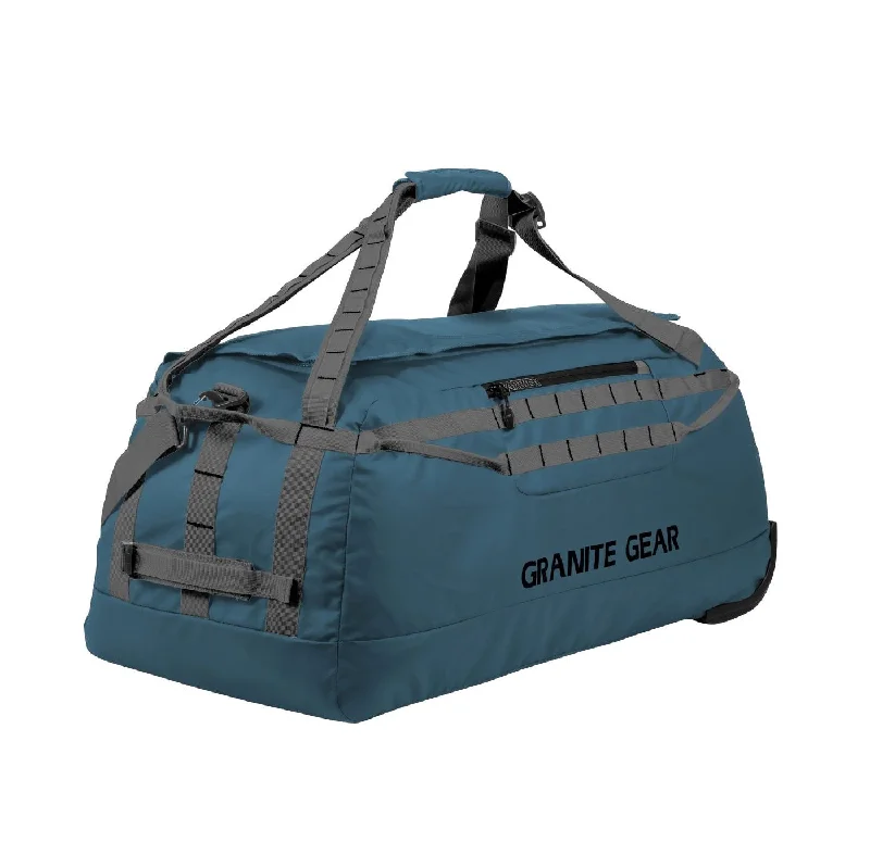 wheeled duffel bags for long journeys -Granite Gear 30" Wheeled Packable Duffel - Basalt/Flint