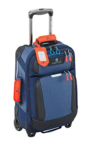 average suitcase for regular use -Eagle Creek Reflective Luggage Id Set-7pc Set, Flame Orange