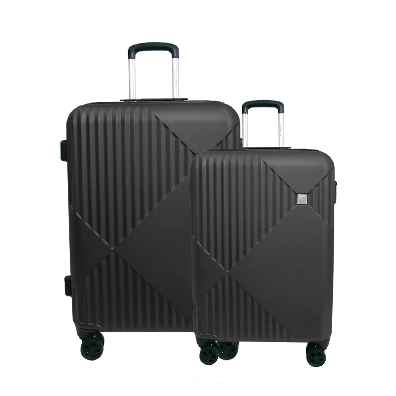 men’s suitcase for sharp style -Crossing 28 Inch  24 Inch Double Zipper Upright Spinner Luggage Set