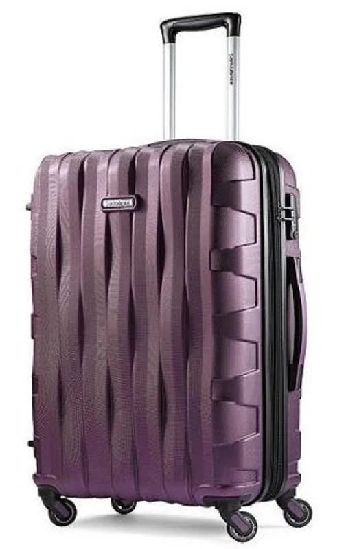 all-purpose suitcase for any journey -Samsonite Ziplite 3.0, 24", Hardside Spinner Luggage... (Purple)