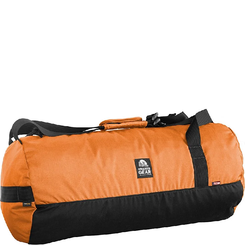 ultralight duffel bags for light trips -Granite Gear 24 Inch Tube Duffel (Tiger/Black)