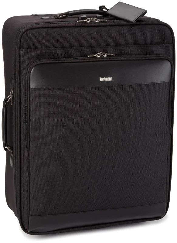 plush suitcase for rich travel -Hartmann Luggage 502-3540 Intensity 24 Inch Expandable Mobile Traveler, Black