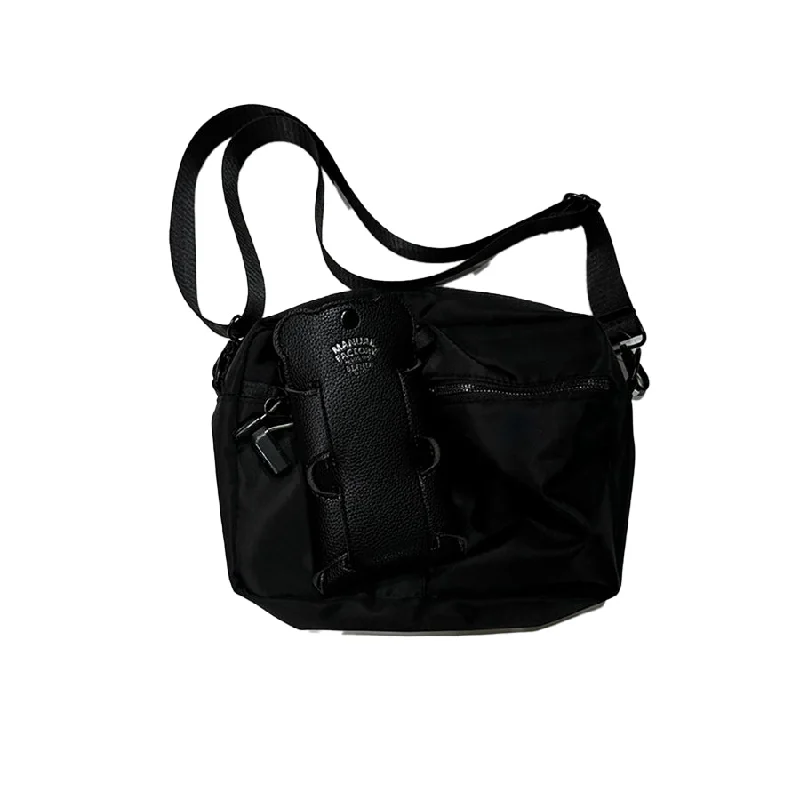 Minimalist green crossbody bag-LOG-ON Remix LO X JW Shoulder Bag - Black