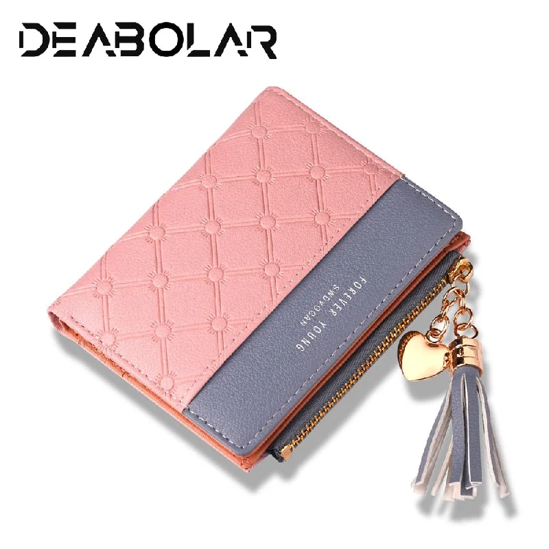 Soft blue purses & wallets-2019 New Women'S Cute Fashion Purse Leather Long Zip Wallet Coin Card Holder Soft Leather Phone