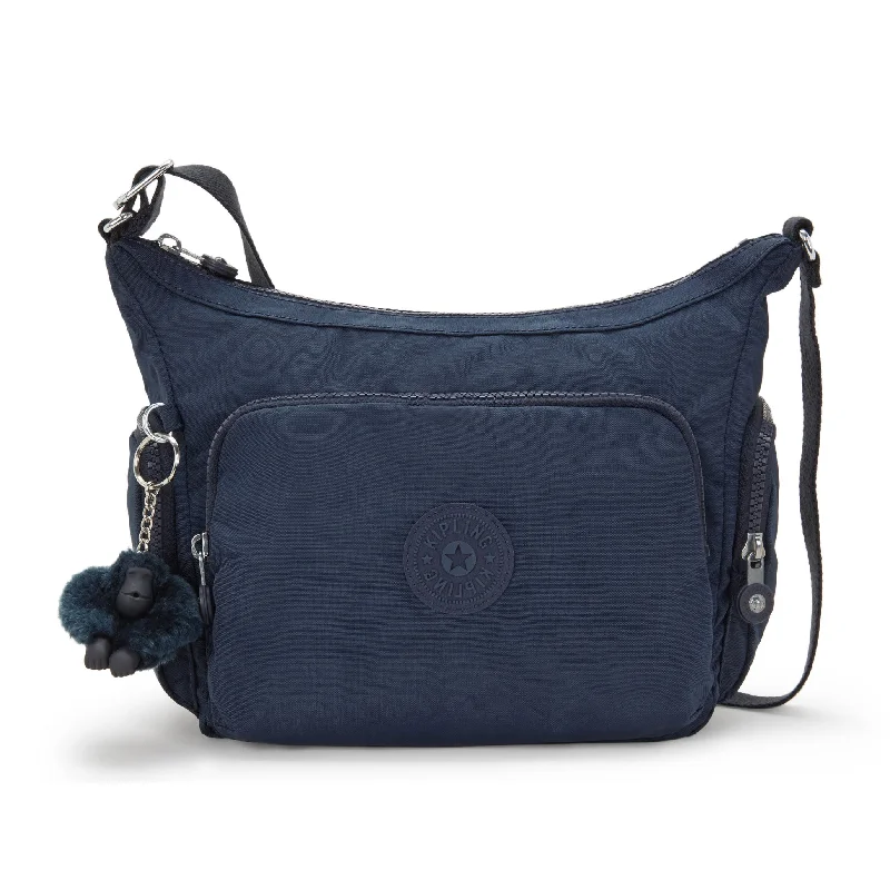 Foldable grey crossbody bag-Kipling Gabb Crossbody Bag Blue Bleu  2