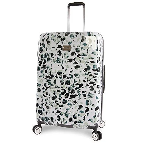 ultralight suitcase for light trips -Bebe Women'S Luggage Abigail 29" Hardside Check In Spinner, Winter Leopard