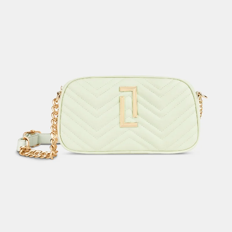 Elegant white crossbody bag-Lavie Luxe Aztec Box Off White Medium Women's Sling